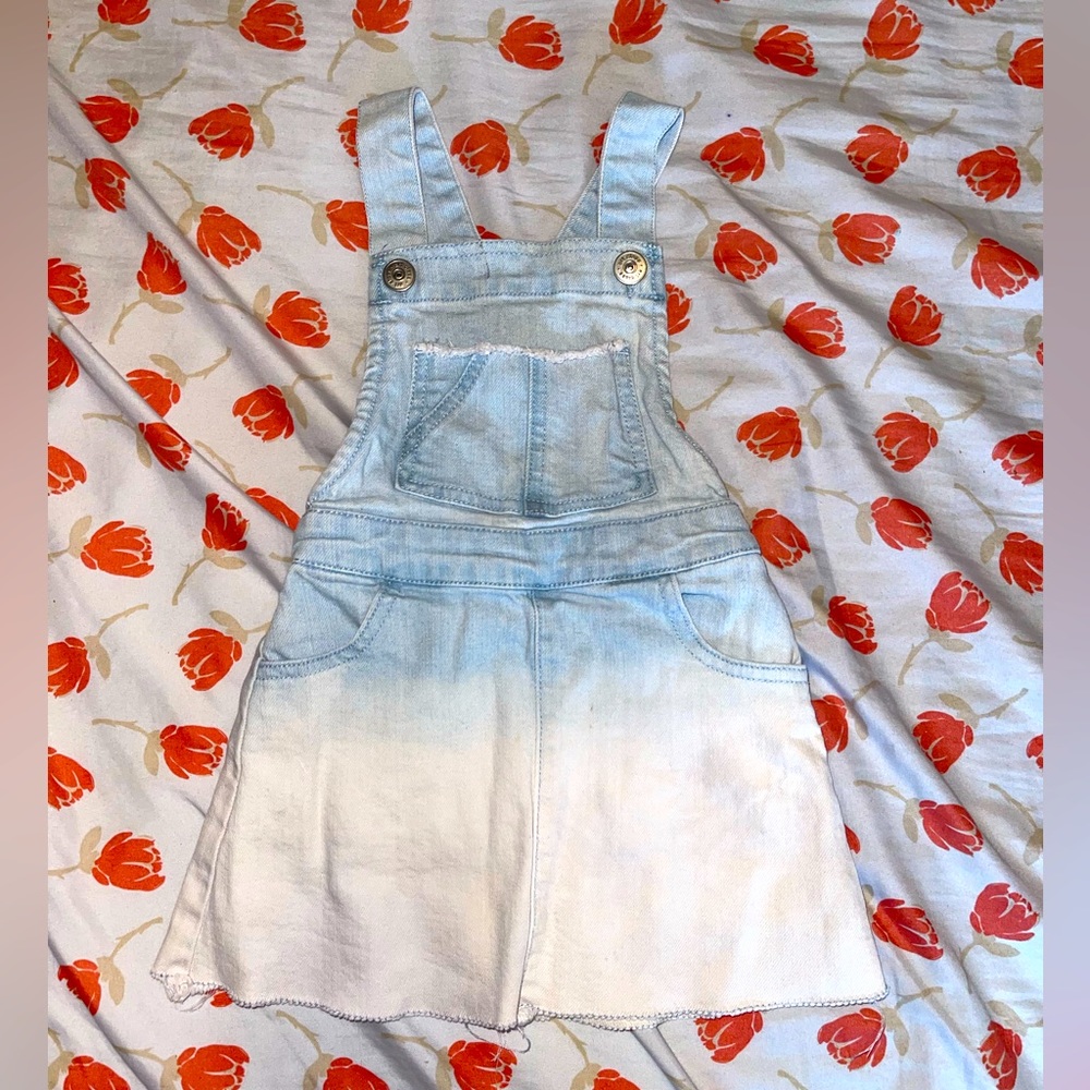 Ombré Jean overall dress